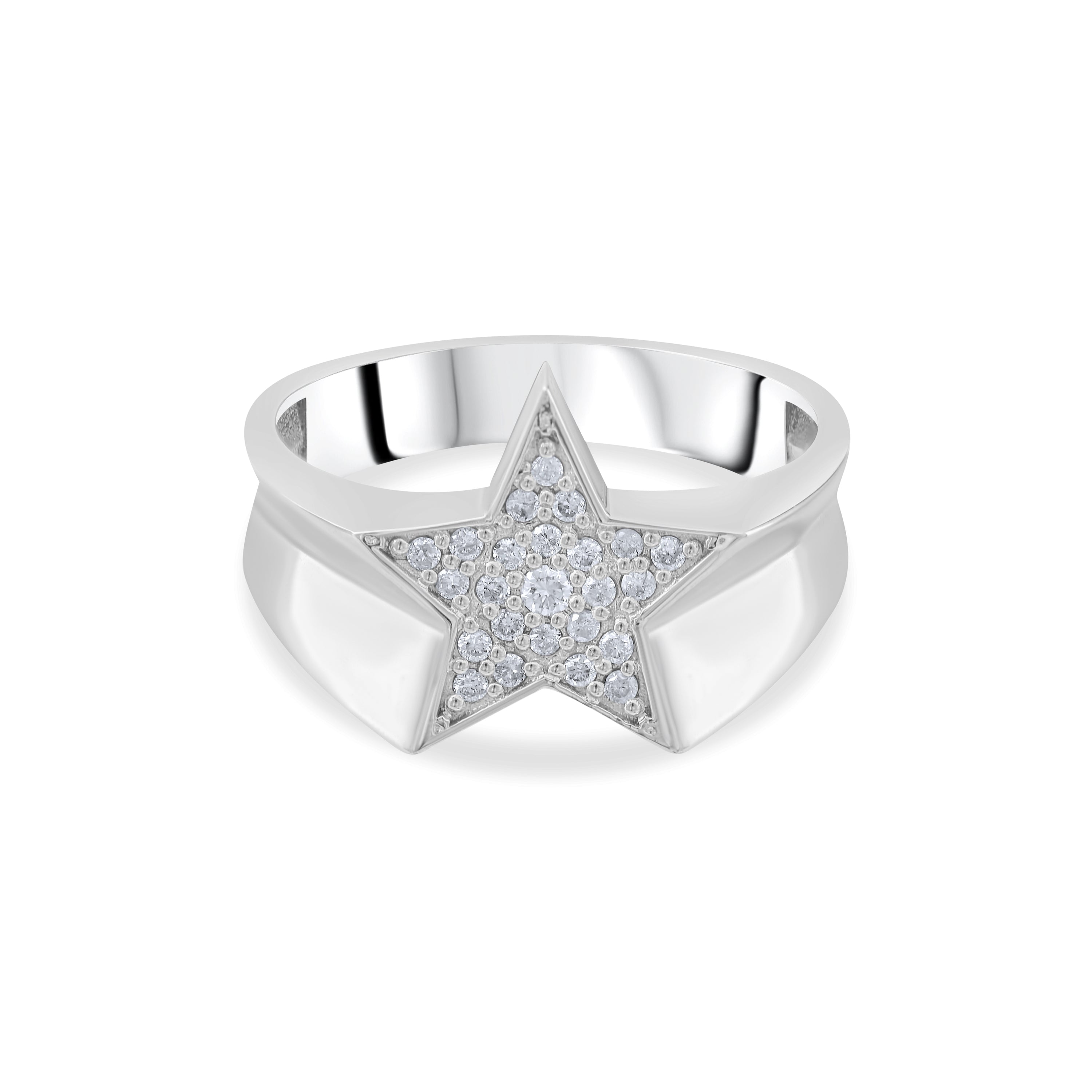 0.13 Carat Natural Diamond Ring – Fine Jewelry Design - Gold Stone Diamond