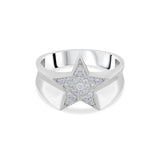 0.13 Carat Natural Diamond Ring – Fine Jewelry Design - Gold Stone Diamond