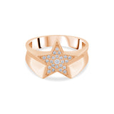0.13 Carat Natural Diamond Ring – Fine Jewelry Design - Gold Stone Diamond