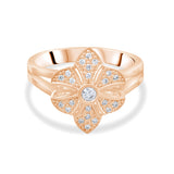 0.15 Carat Natural Diamond Ring – Fine Jewelry Design - Gold Stone Diamond