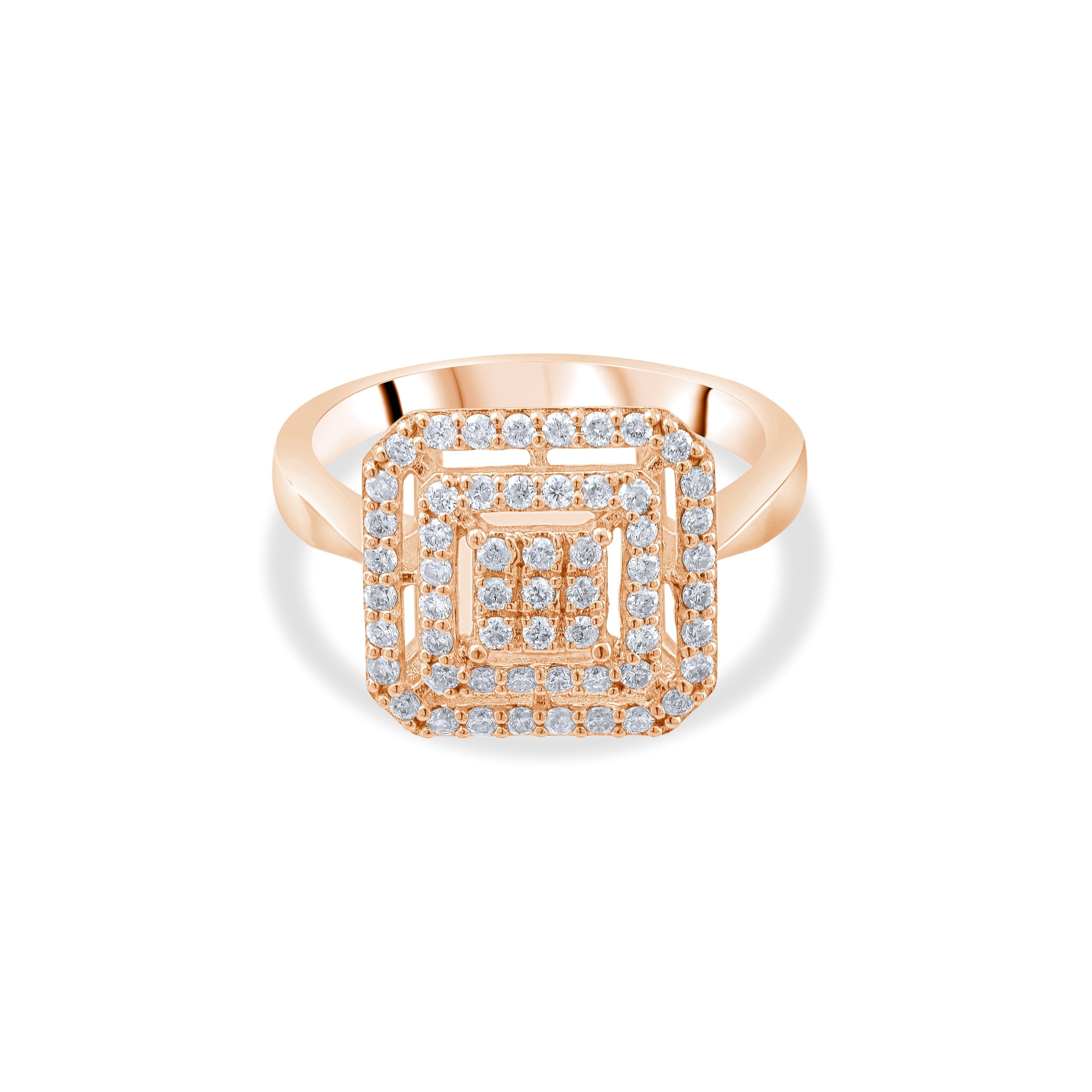 0.48 Carat Natural Diamond Ring – Fine Jewelry Design - Gold Stone Diamond