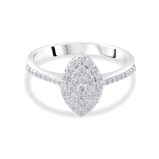 0.35 Carat Natural Diamond Ring – Fine Jewelry Design - Gold Stone Diamond