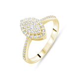 0.35 Carat Natural Diamond Ring – Fine Jewelry Design - Gold Stone Diamond