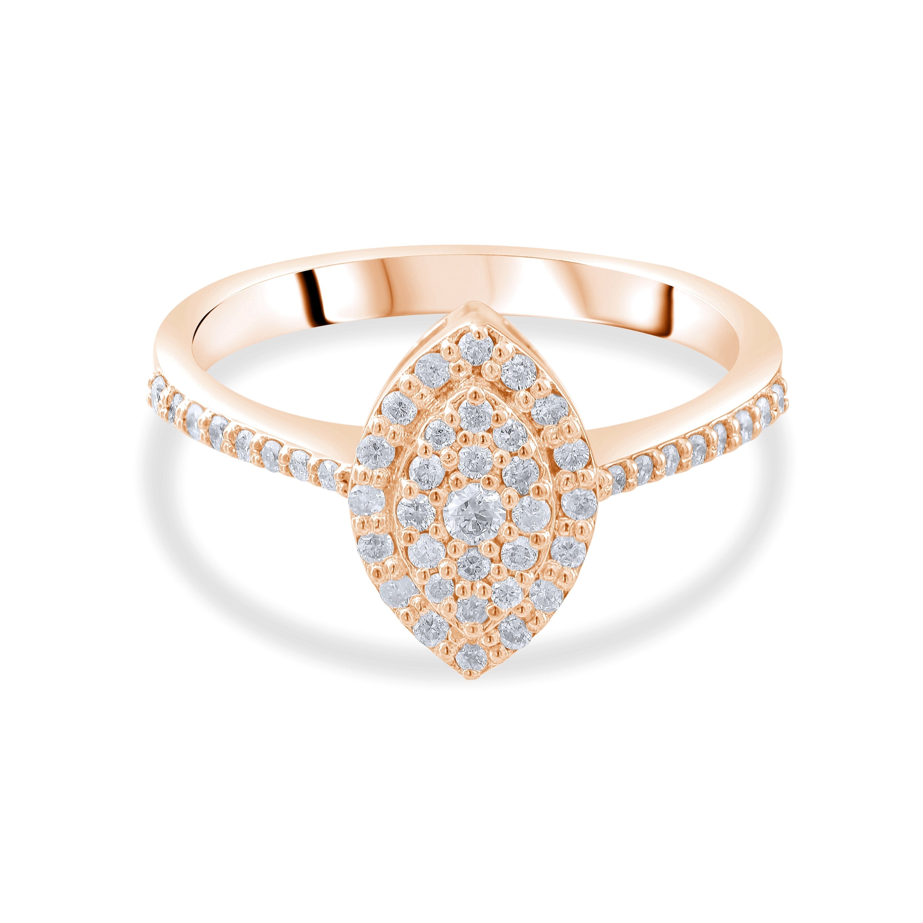 0.35 Carat Natural Diamond Ring – Fine Jewelry Design - Gold Stone Diamond
