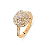 0.46 Carat Natural Diamond Ring – Fine Jewelry Design - Gold Stone Diamond