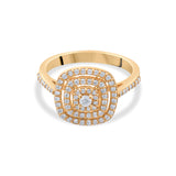 0.46 Carat Natural Diamond Ring – Fine Jewelry Design - Gold Stone Diamond