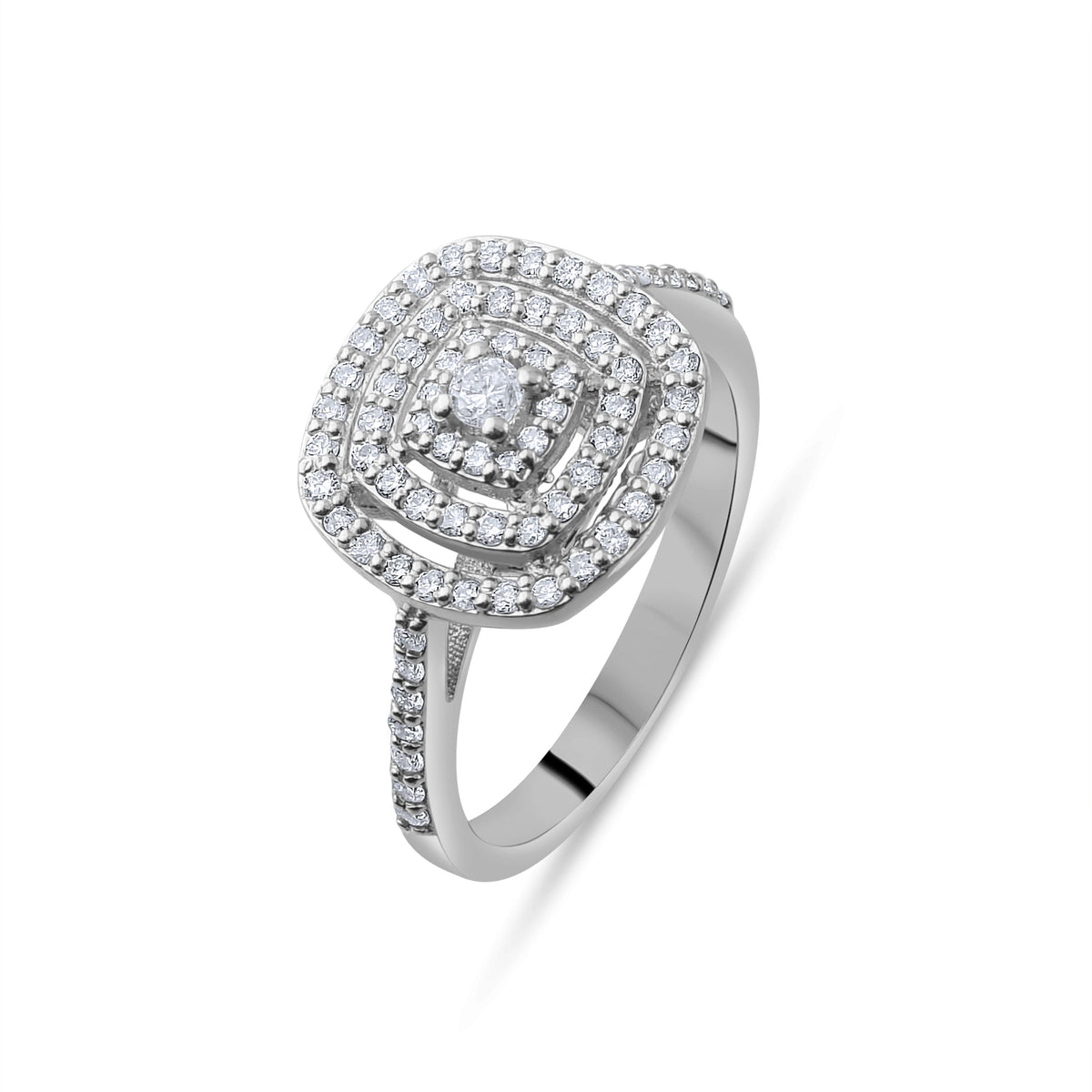0.46 Carat Natural Diamond Ring – Fine Jewelry Design - Gold Stone Diamond