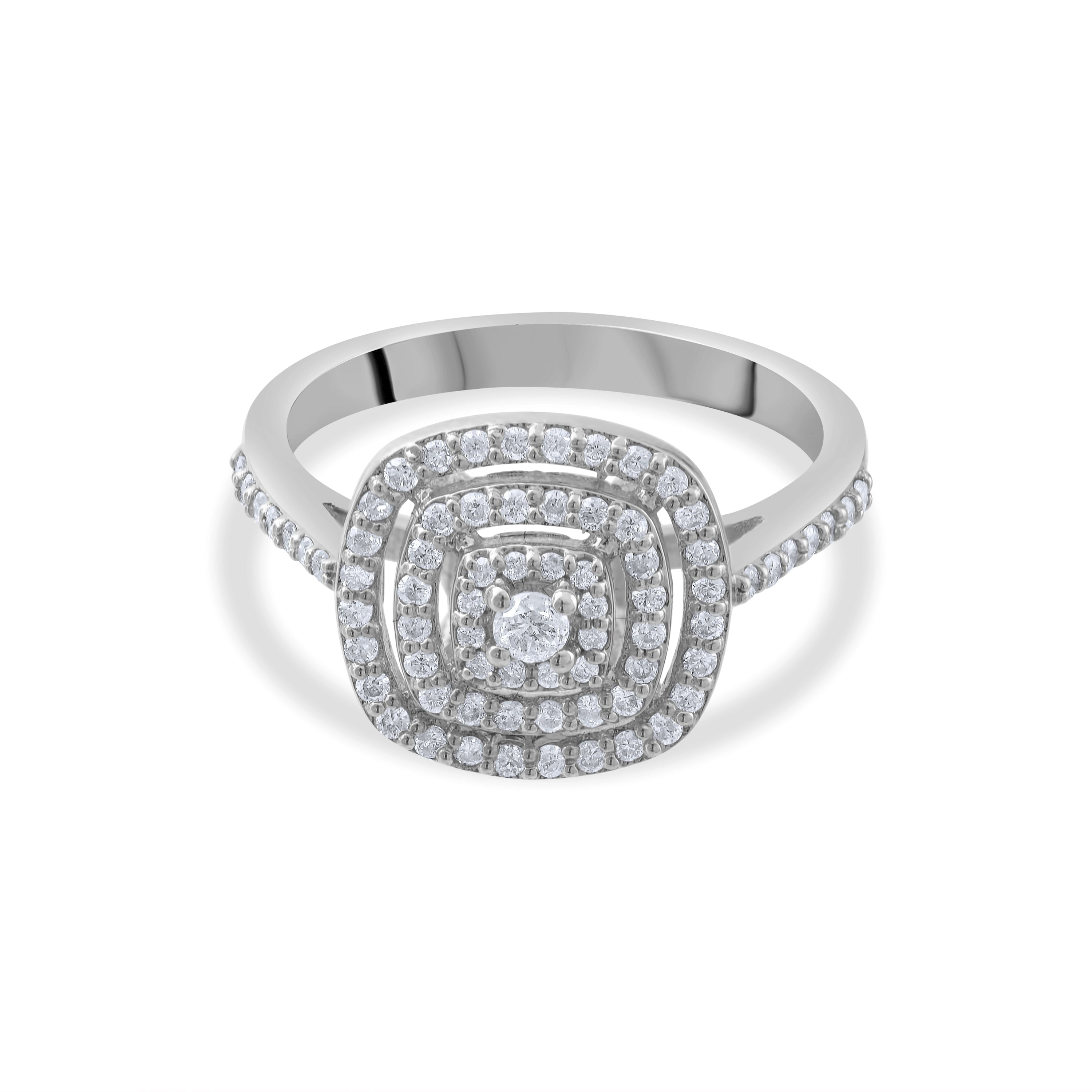 0.46 Carat Natural Diamond Ring – Fine Jewelry Design - Gold Stone Diamond