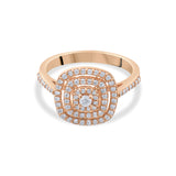 0.46 Carat Natural Diamond Ring – Fine Jewelry Design - Gold Stone Diamond