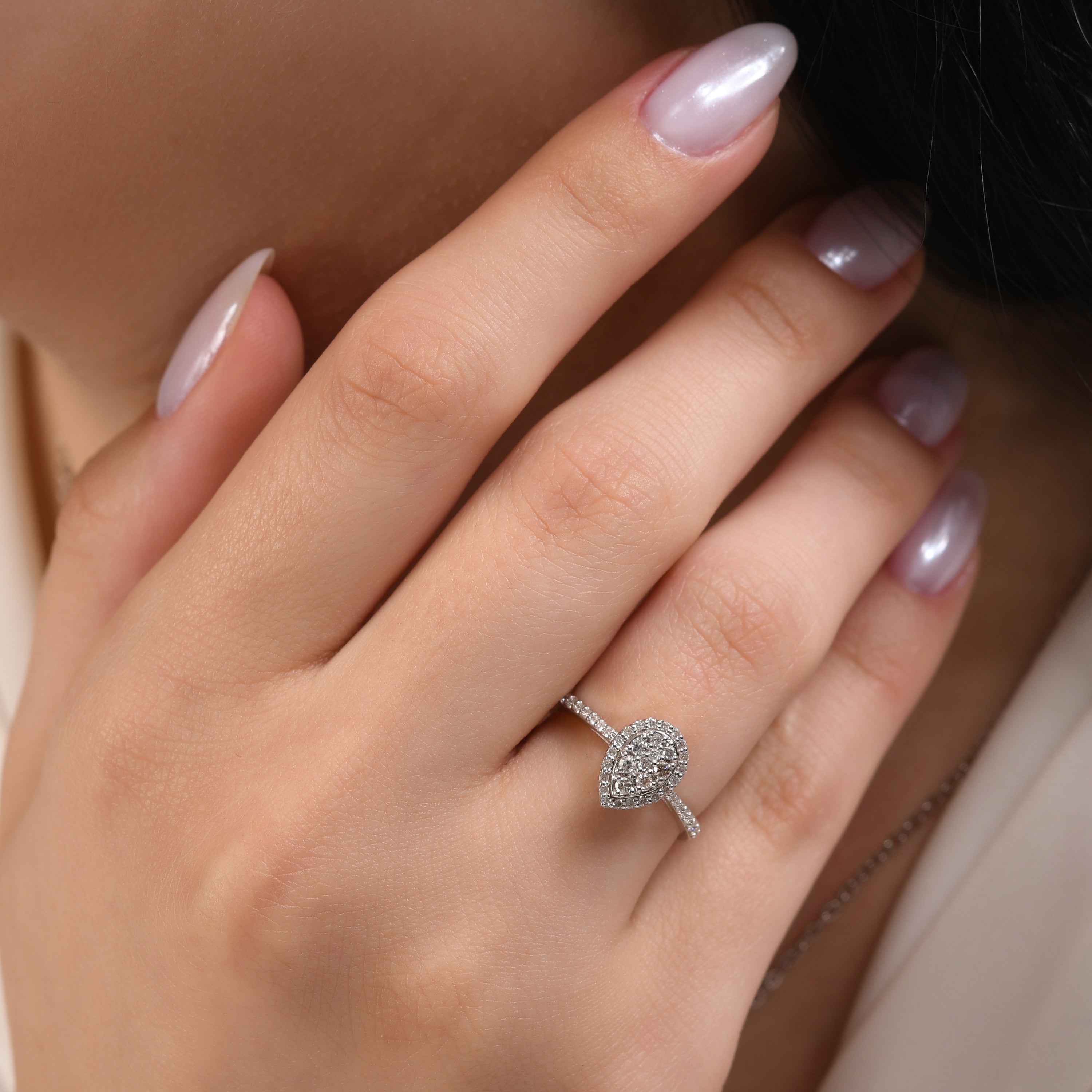 0.30 Carat Natural Diamond Ring – Fine Jewelry Design - Gold Stone Diamond