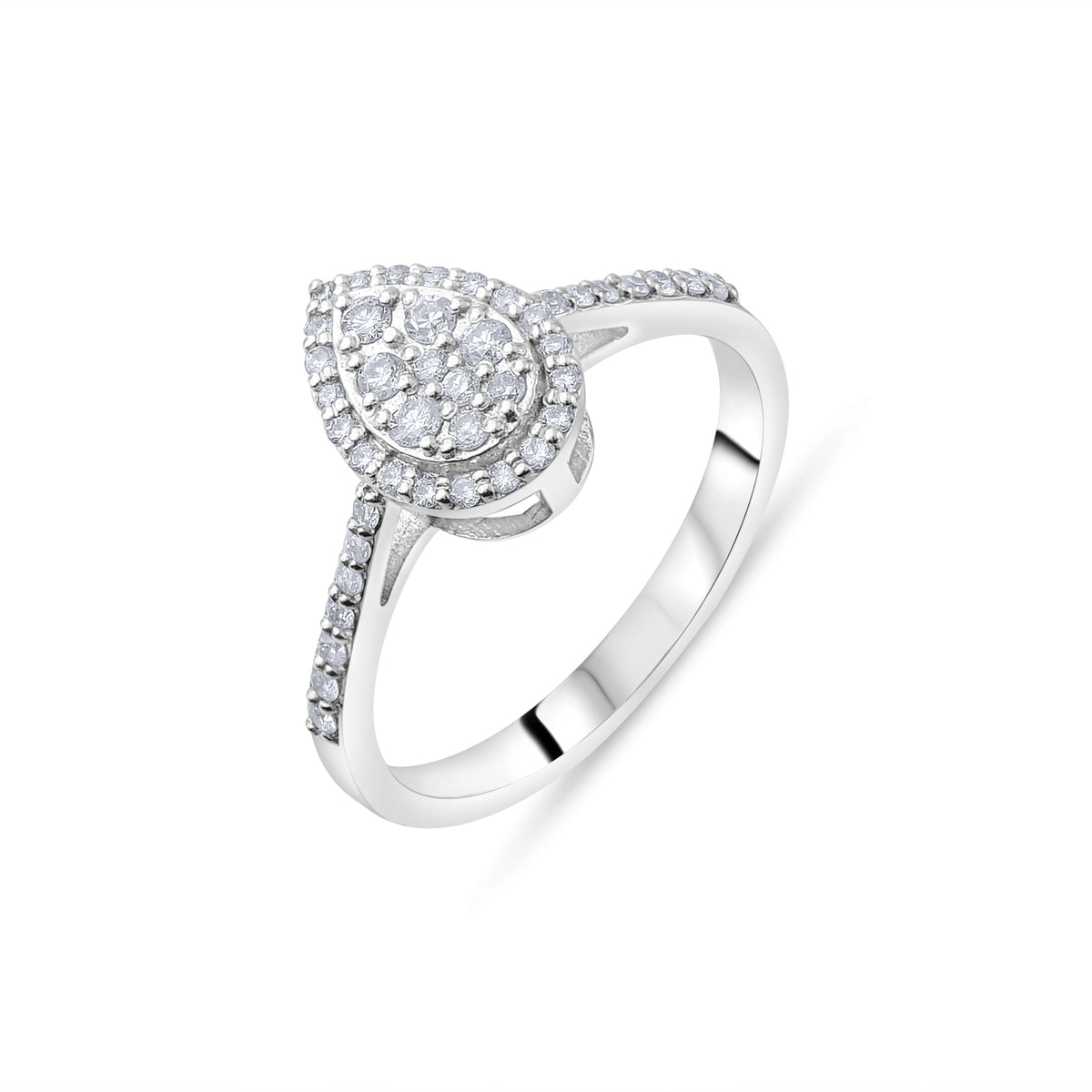 0.30 Carat Natural Diamond Ring – Fine Jewelry Design - Gold Stone Diamond