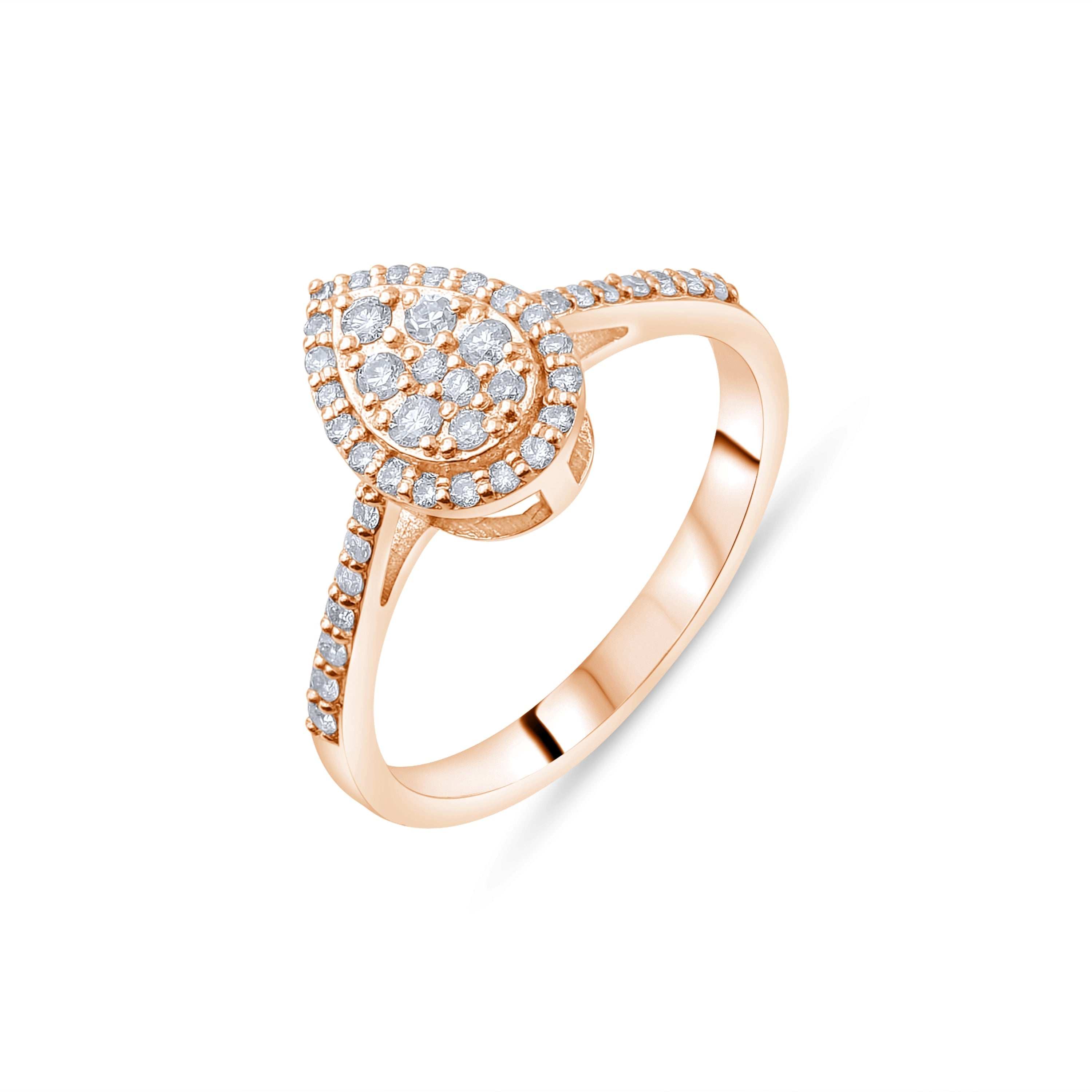 0.30 Carat Natural Diamond Ring – Fine Jewelry Design - Gold Stone Diamond