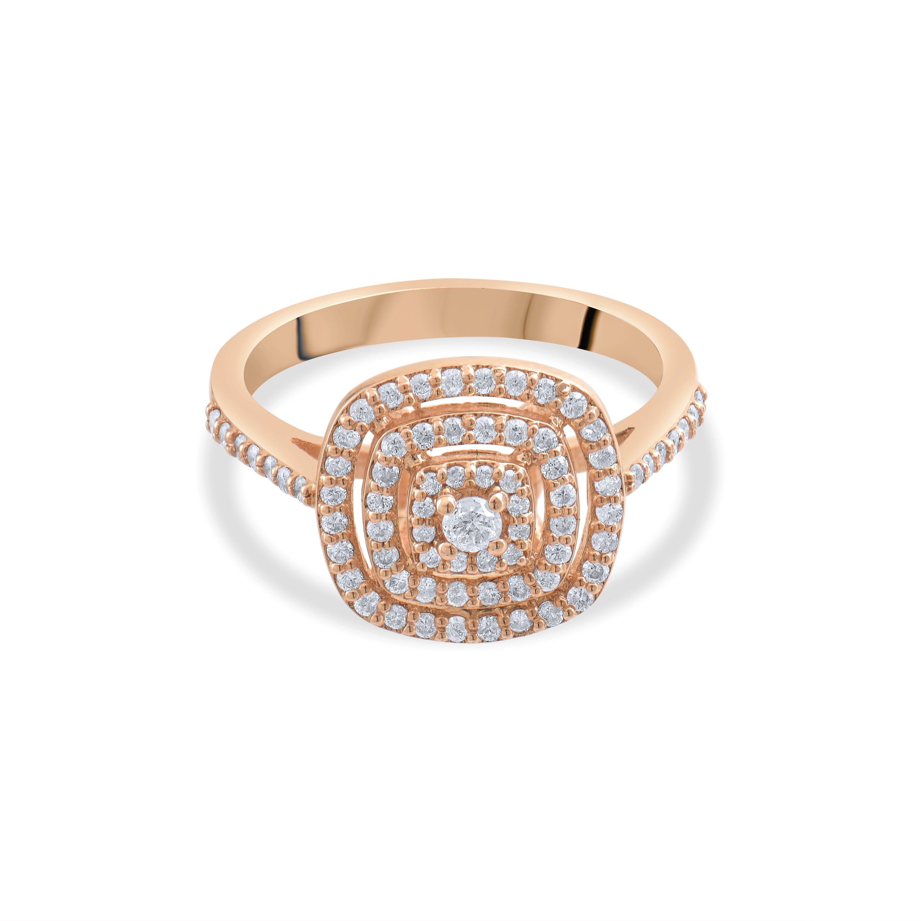 0.32 Carat Natural Diamond Ring – Fine Jewelry Design - Gold Stone Diamond