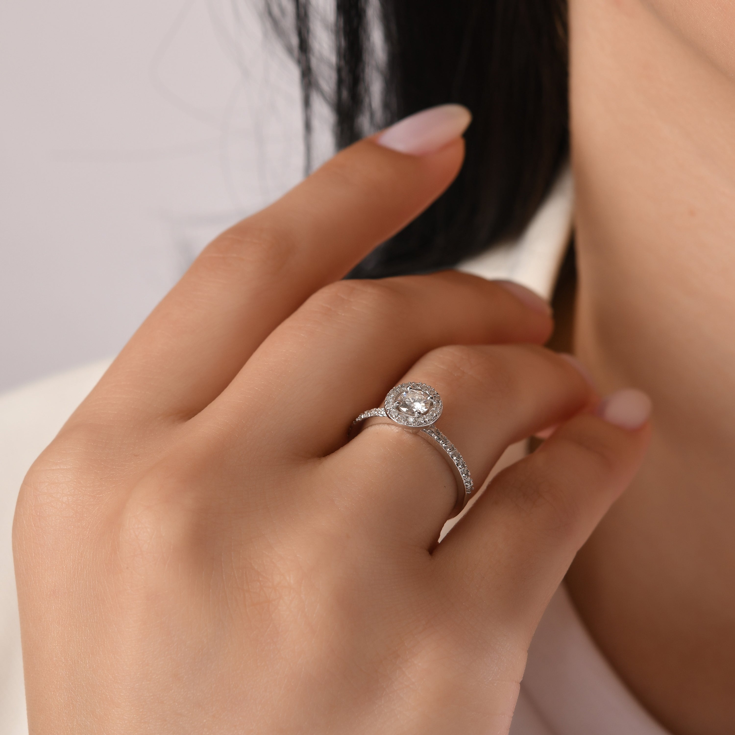 0.32 Carat Natural Diamond Ring – Fine Jewelry Design - Gold Stone Diamond