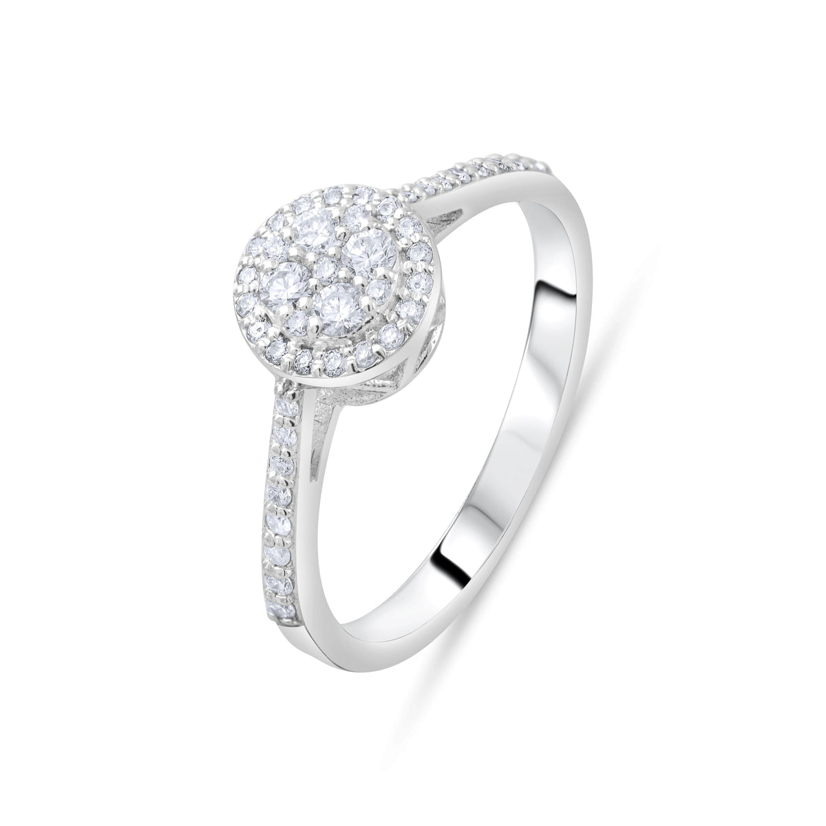0.32 Carat Natural Diamond Ring – Fine Jewelry Design - Gold Stone Diamond