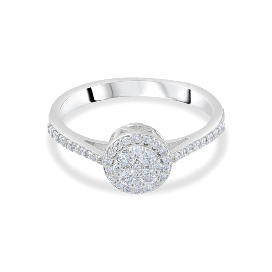 0.32 Carat Natural Diamond Ring – Fine Jewelry Design - Gold Stone Diamond