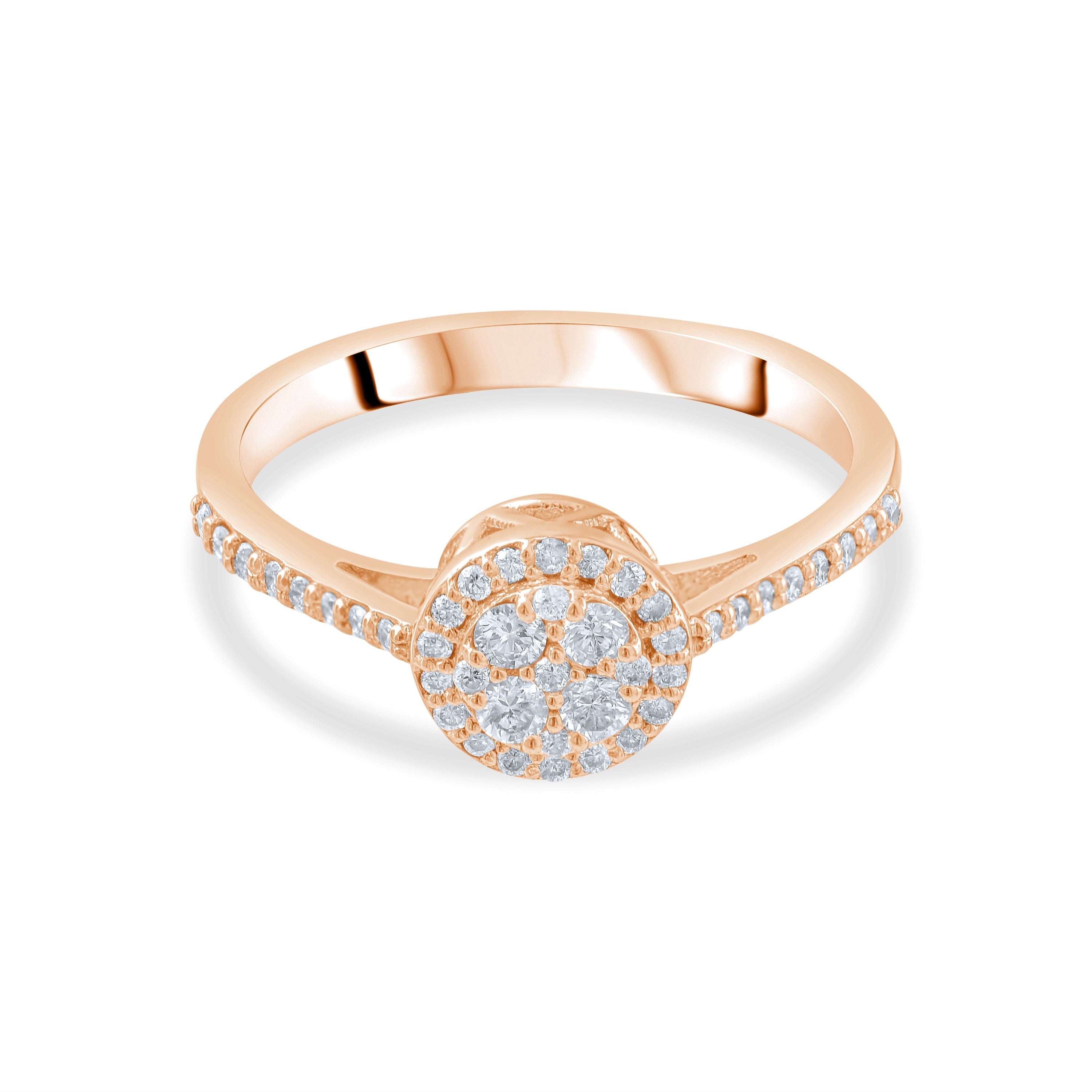 0.32 Carat Natural Diamond Ring – Fine Jewelry Design - Gold Stone Diamond