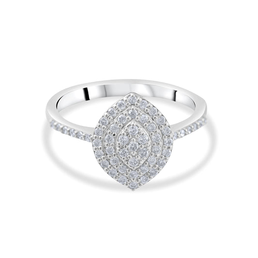 0.31 Carat Natural Diamond Ring – Fine Jewelry Design - Gold Stone Diamond