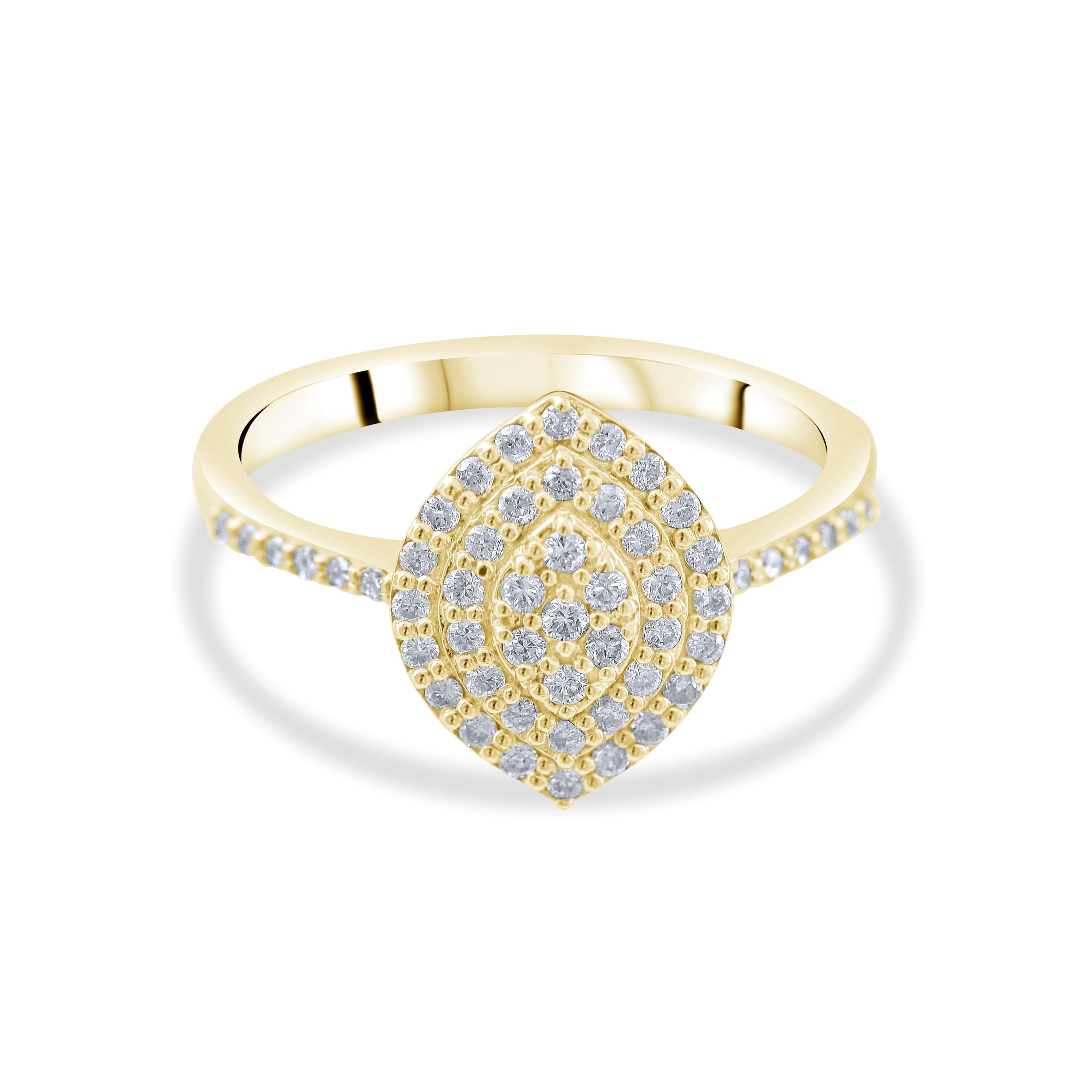 0.31 Carat Natural Diamond Ring – Fine Jewelry Design - Gold Stone Diamond