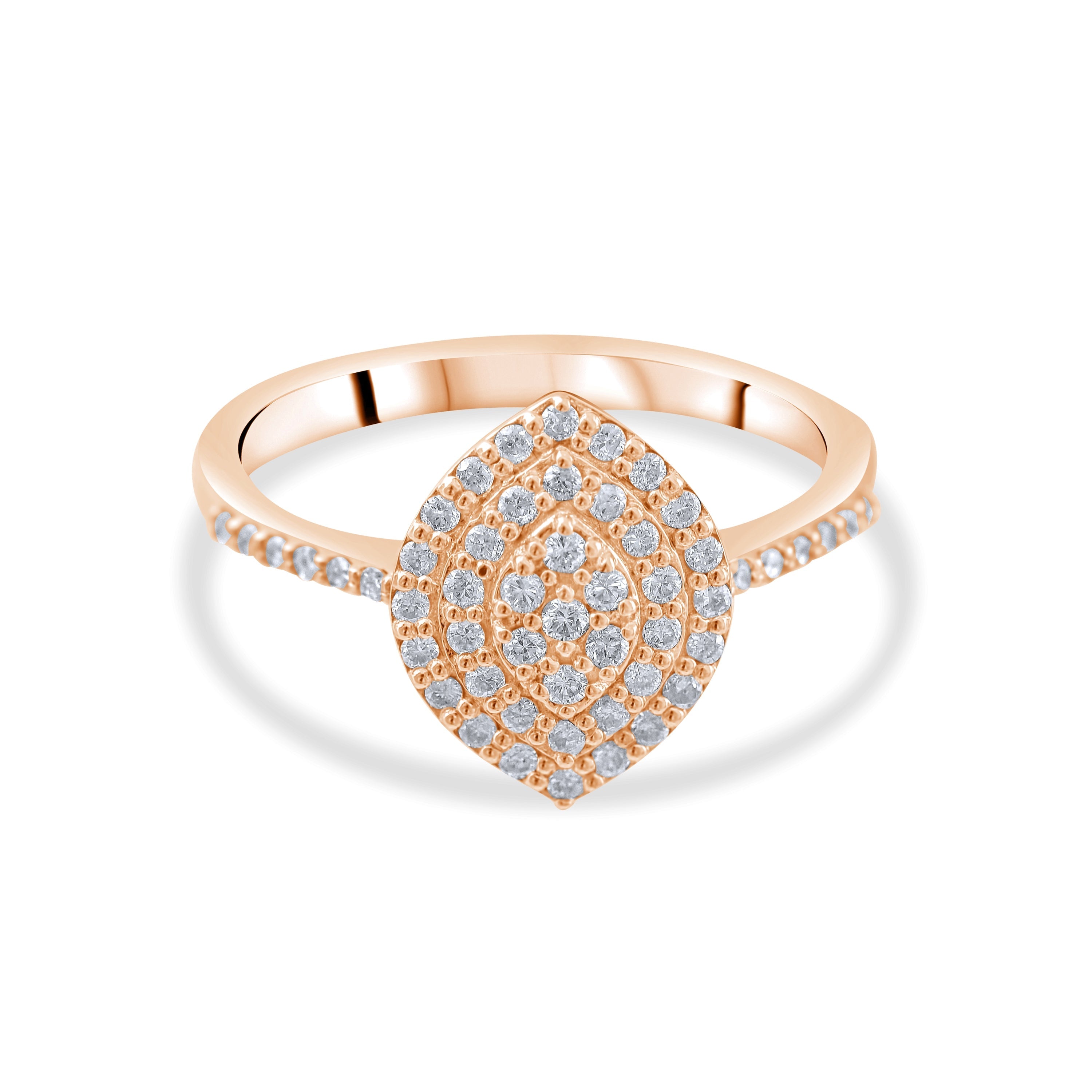 0.31 Carat Natural Diamond Ring – Fine Jewelry Design - Gold Stone Diamond