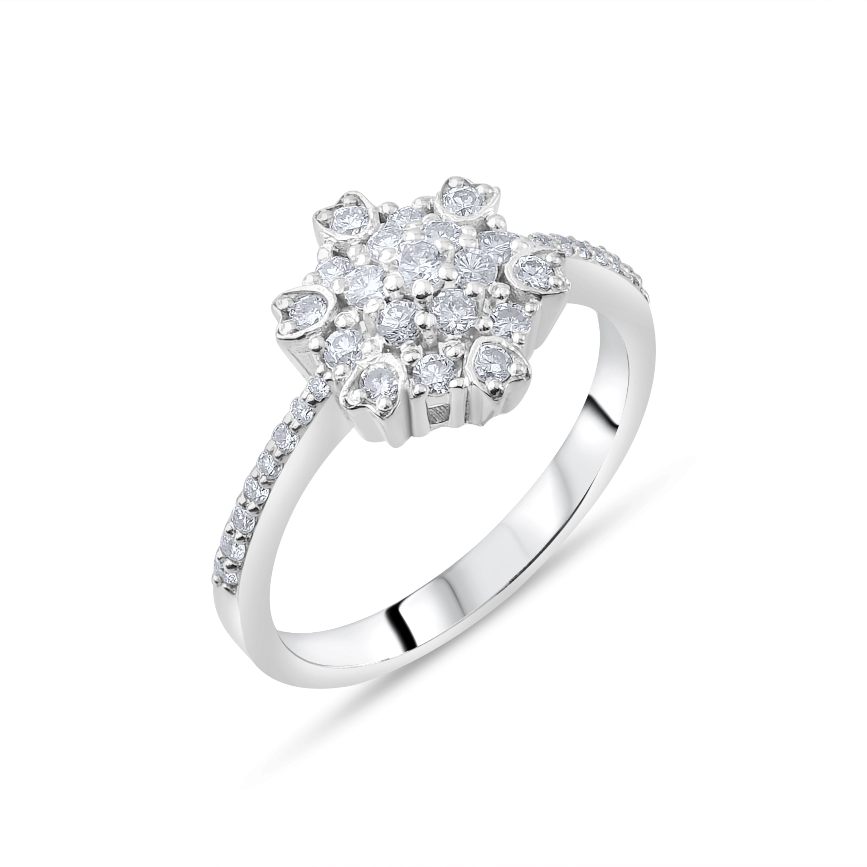 0.50 Carat Natural Diamond Ring – Fine Jewelry Design - Gold Stone Diamond