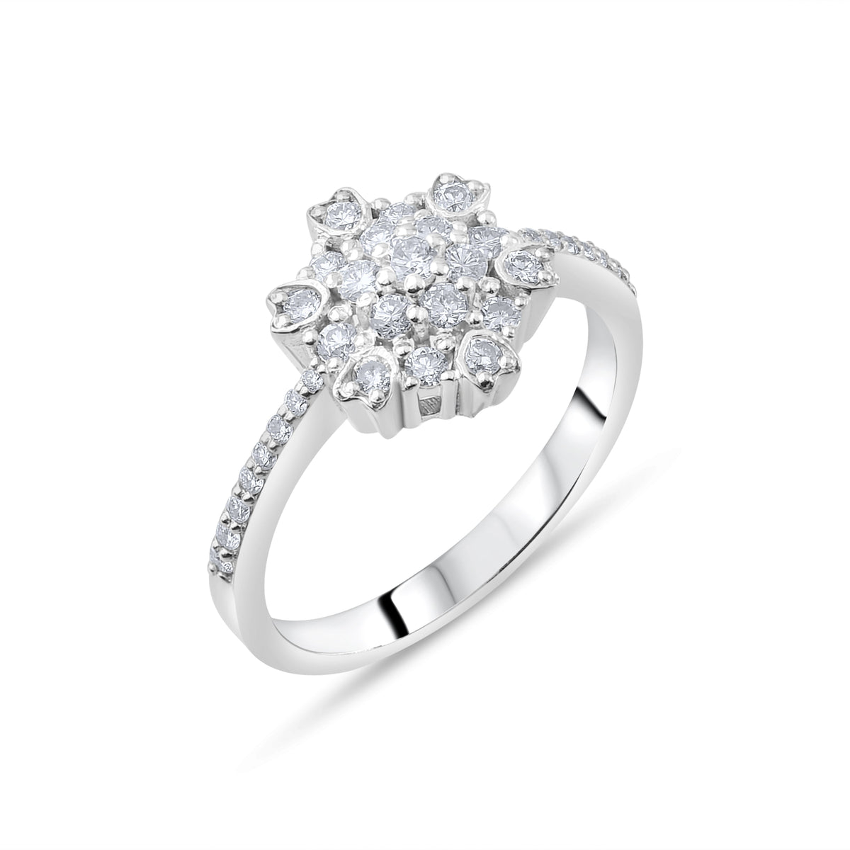 0.50 Carat Natural Diamond Ring – Fine Jewelry Design - Gold Stone Diamond
