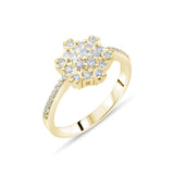 0.50 Carat Natural Diamond Ring – Fine Jewelry Design - Gold Stone Diamond