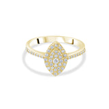 0.26 Carat Natural Diamond Ring – Fine Jewelry Design - Gold Stone Diamond