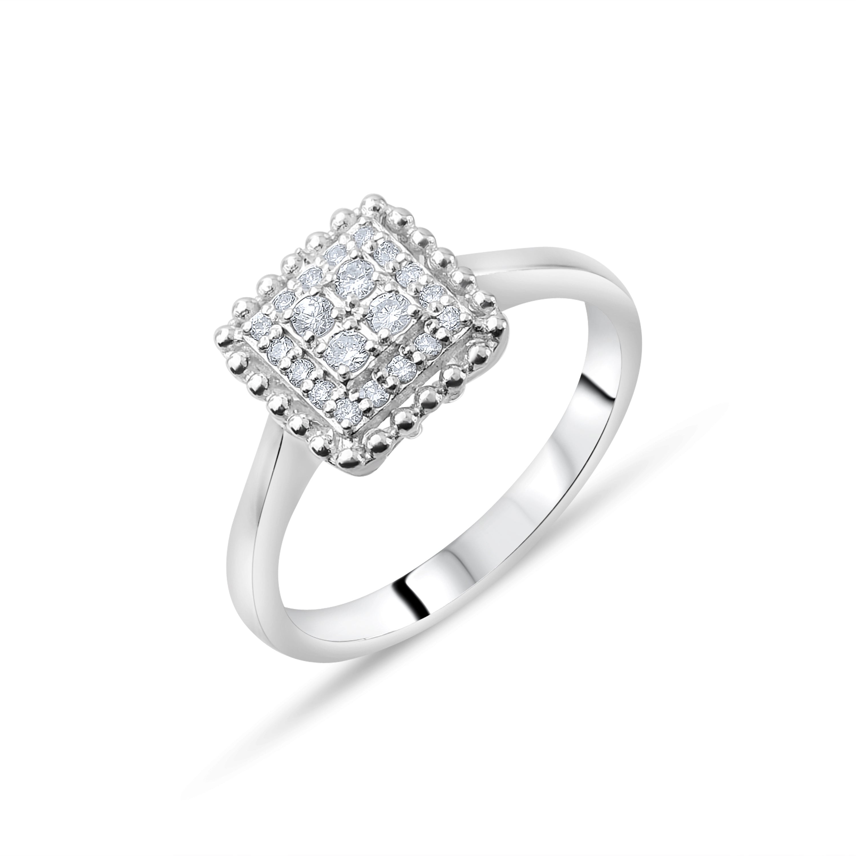 0.23 Carat Natural Diamond Ring – Fine Jewelry Design - Gold Stone Diamond