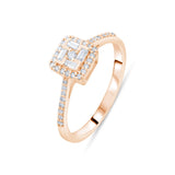0.42 Carat Natural Baguette Diamond Ring – Fine Jewelry Design - Gold Stone Diamond