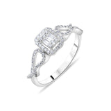 0.32 Carat Natural Baguette Diamond Ring – Fine Jewelry Design Style - Gold Stone Diamond