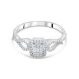 0.32 Carat Natural Baguette Diamond Ring – Fine Jewelry Design Style - Gold Stone Diamond