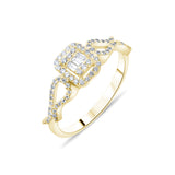 0.32 Carat Natural Baguette Diamond Ring – Fine Jewelry Design Style - Gold Stone Diamond