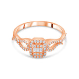 0.32 Carat Natural Baguette Diamond Ring – Fine Jewelry Design Style - Gold Stone Diamond