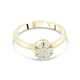 0.29 Carat Natural Diamond Ring – Fine Jewelry Design Style - Gold Stone Diamond