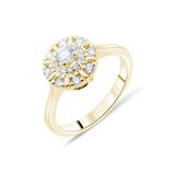 0.39 Carat Natural Diamond Ring – Fine Jewelry Design Style - Gold Stone Diamond