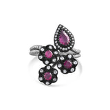 1.72 Carat Natural Diamond and Ruby Ring – Elegant Fine Jewelry Design - Gold Stone Diamond