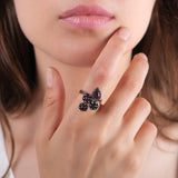 1.72 Carat Natural Diamond and Ruby Ring – Elegant Fine Jewelry Design - Gold Stone Diamond