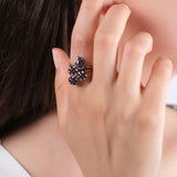 1.72 Carat Natural Diamond and Ruby Ring – Elegant Fine Jewelry Design - Gold Stone Diamond