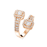 0.70 Carat Natural Baguette Diamond Ring – Fine Jewelry Design Style - Gold Stone Diamond