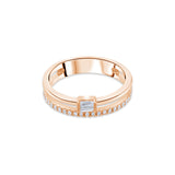 0.23 Carat Natural Baguette Diamond Ring – Fine Jewelry Design Style - Gold Stone Diamond