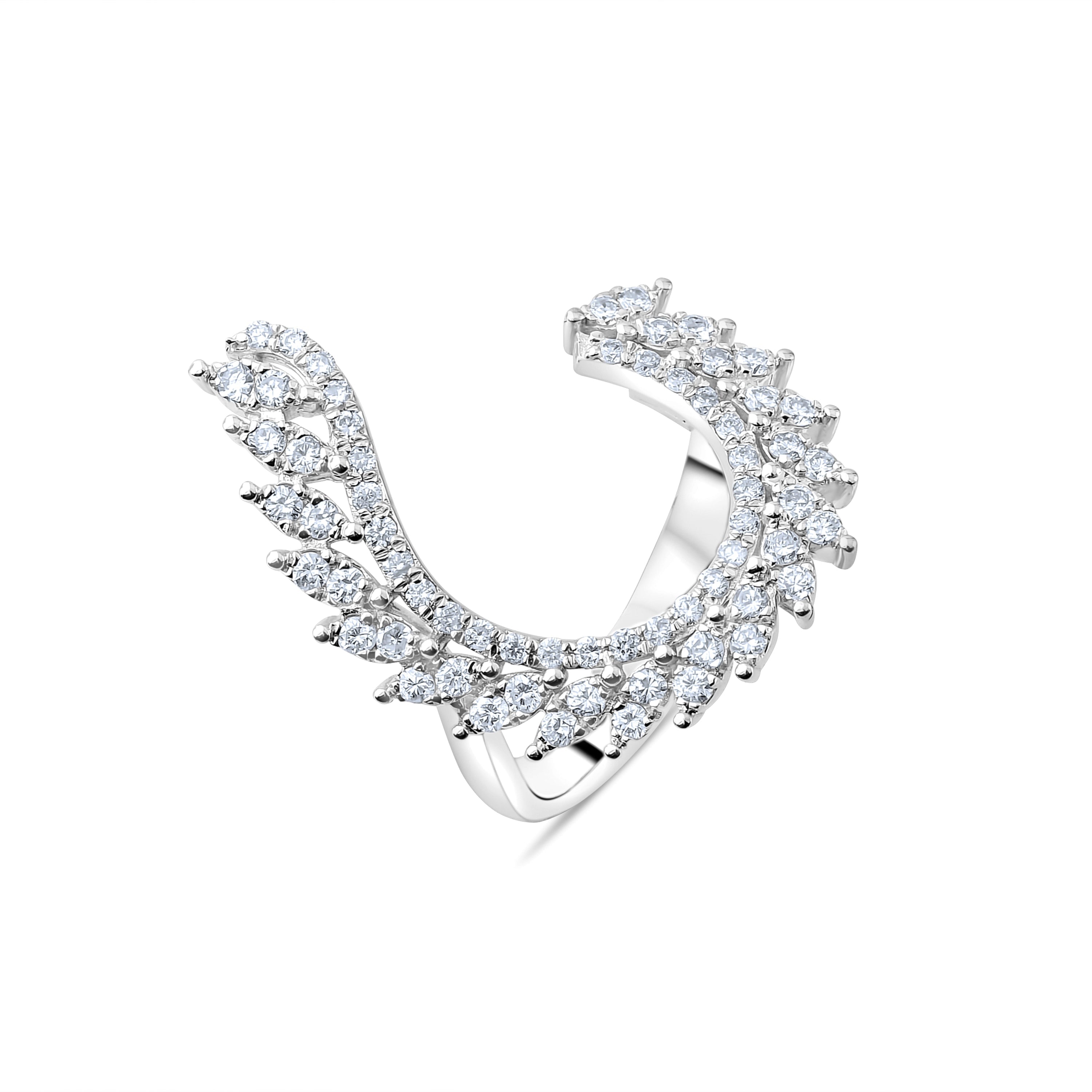 0.64 Carat Natural Diamond Ring – Fine Jewelry Design Luxury Ring - Gold Stone Diamond