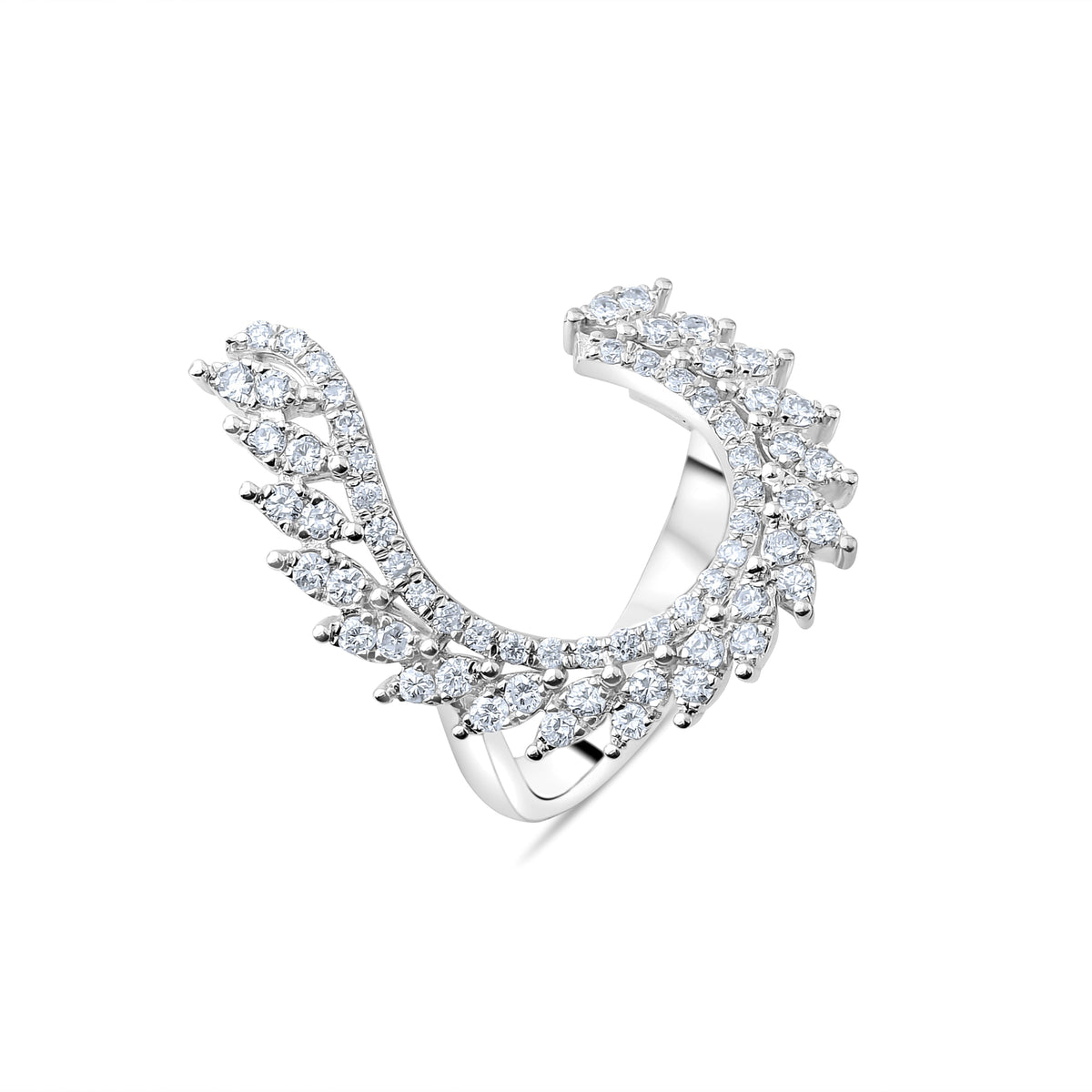 0.64 Carat Natural Diamond Ring – Fine Jewelry Design Luxury Ring - Gold Stone Diamond