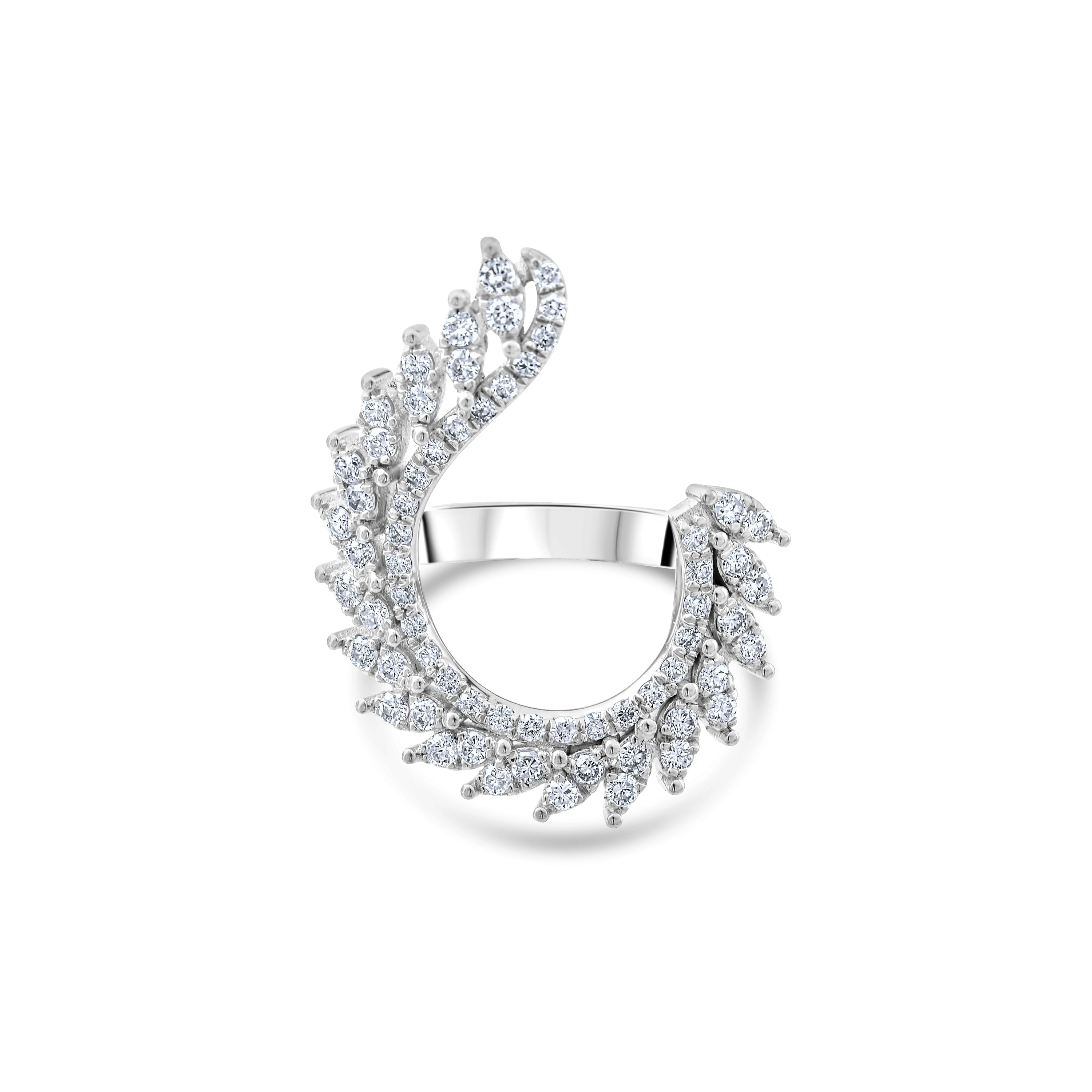 0.64 Carat Natural Diamond Ring – Fine Jewelry Design Luxury Ring - Gold Stone Diamond