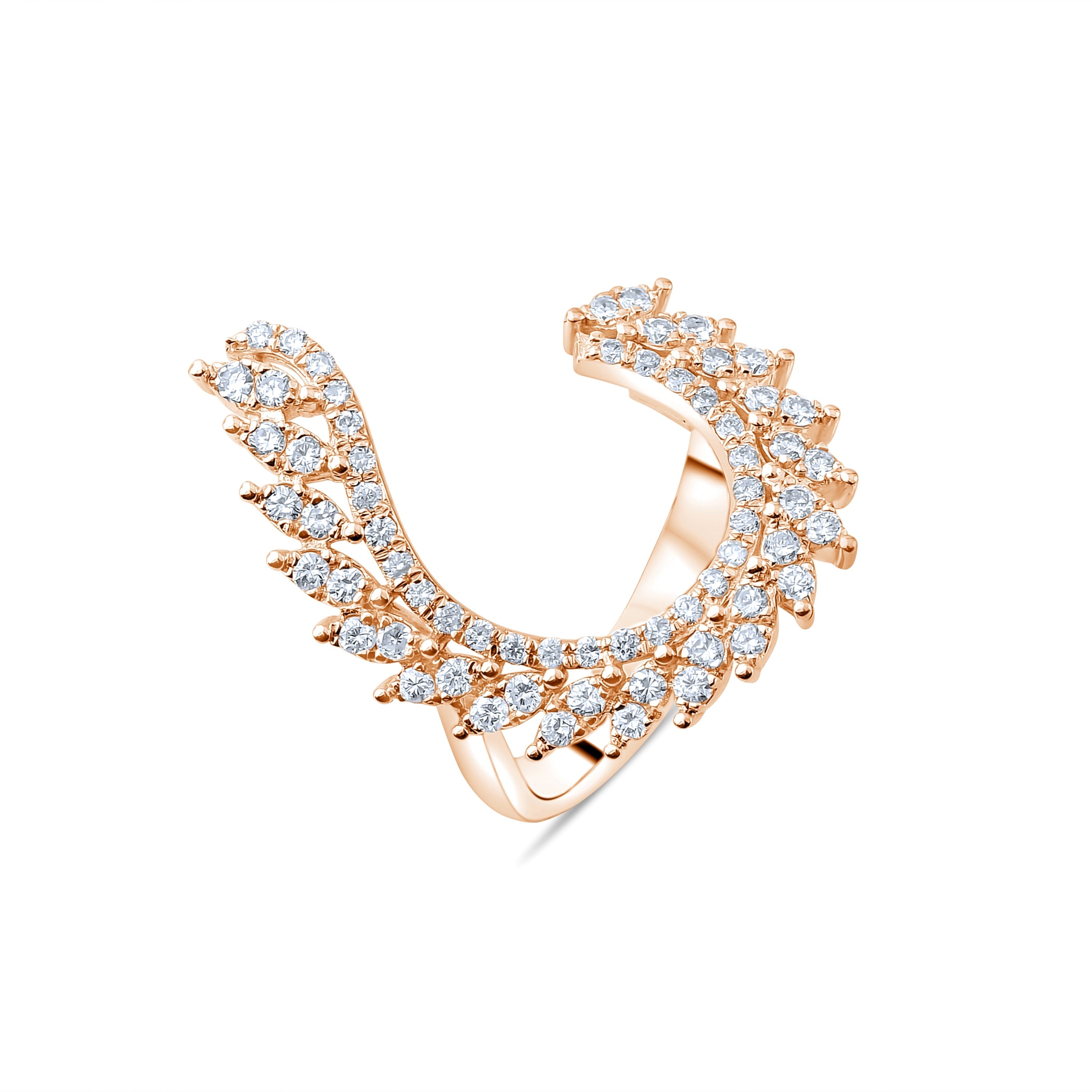 0.64 Carat Natural Diamond Ring – Fine Jewelry Design Luxury Ring - Gold Stone Diamond