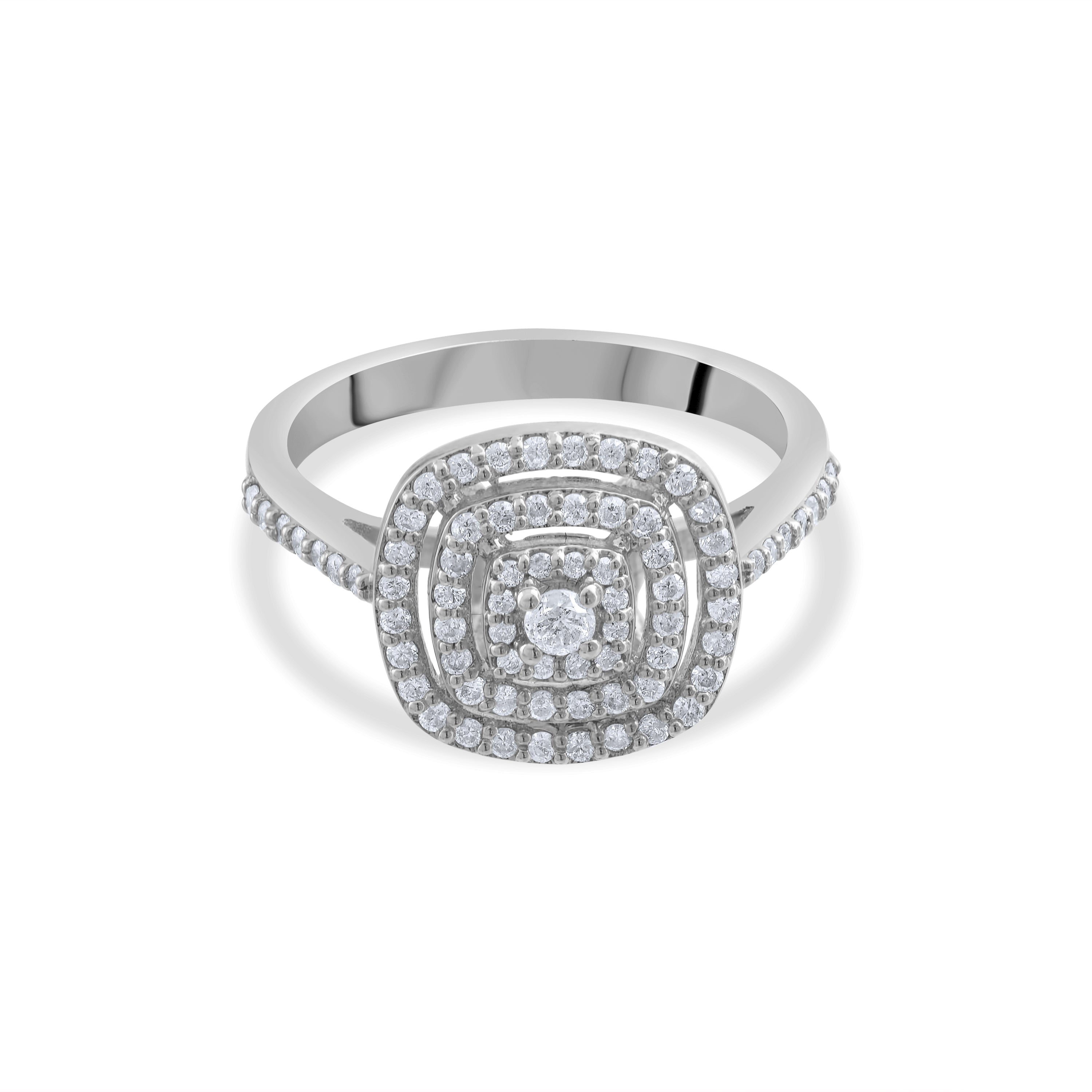 0.74 Carat Natural Diamond Ring – Fine Jewelry Design Luxury Ring - Gold Stone Diamond