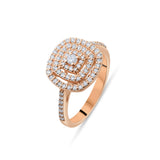 0.74 Carat Natural Diamond Ring – Fine Jewelry Design Luxury Ring - Gold Stone Diamond