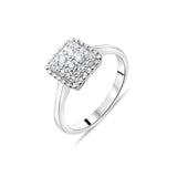 0.41 Carat Natural Diamond Ring – Fine Jewelry Design - Gold Stone Diamond