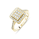 0.69 Carat Natural Diamond Ring – Fine Jewelry Design - Gold Stone Diamond