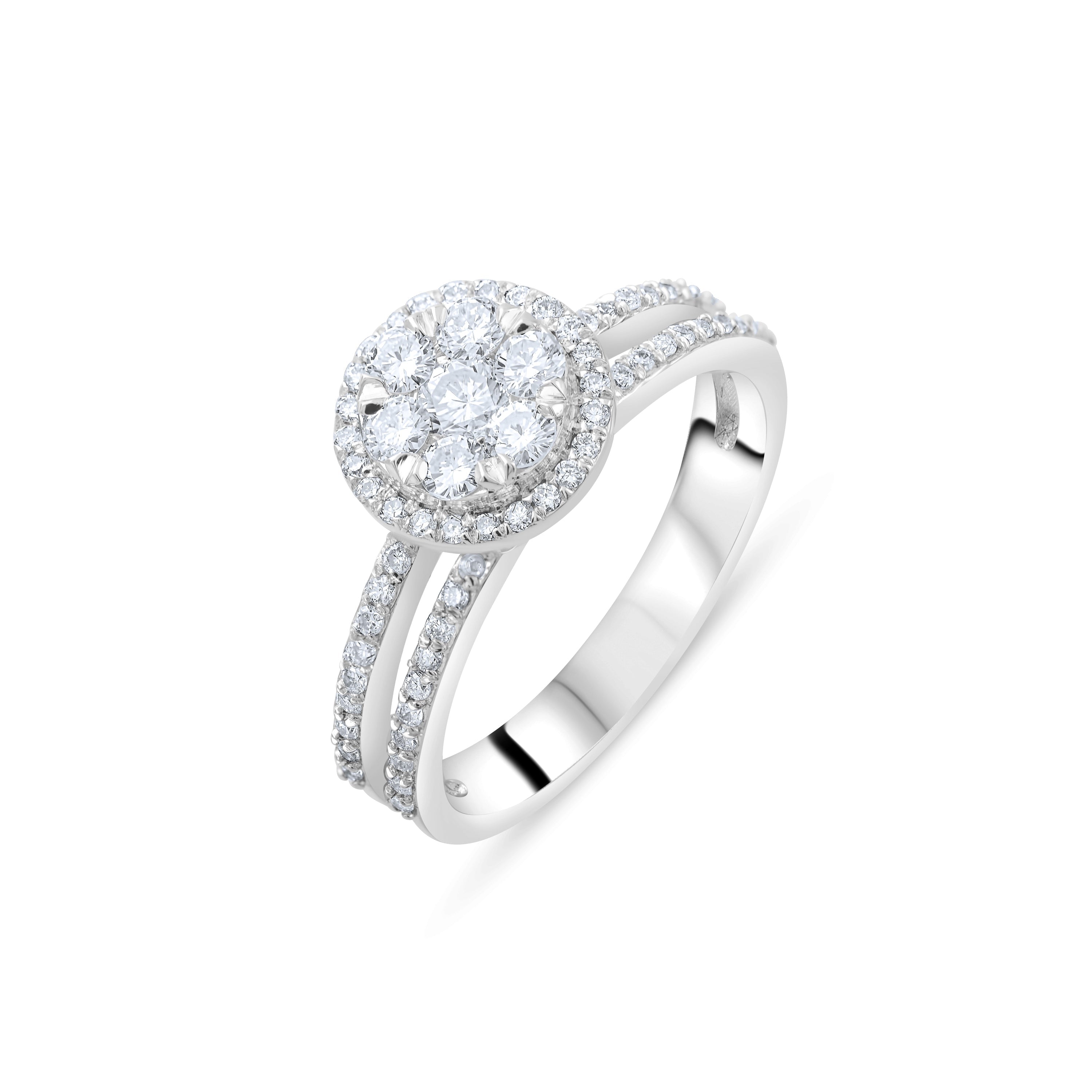 0.45 Carat Natural Diamond Ring – Fine Jewelry Design - Gold Stone Diamond